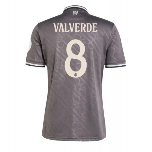 Fotballdrakt Herre Real Madrid Federico Valverde #8 Tredjedrakt 2024-25 Kortermet